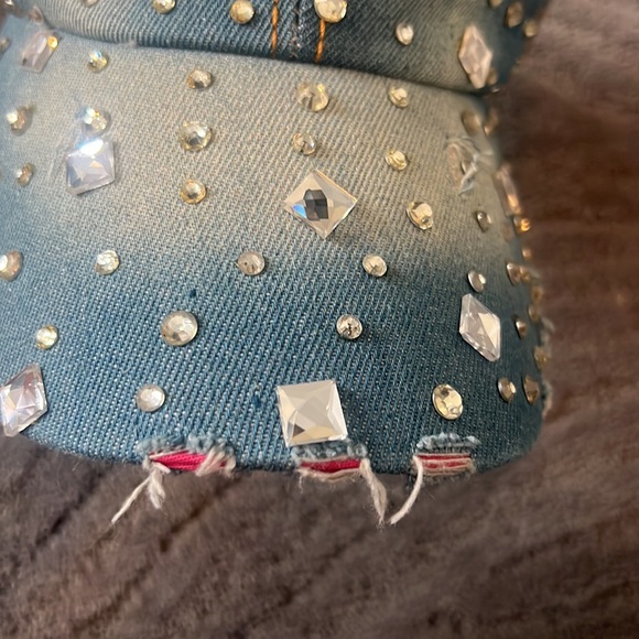 Womena baseball bling cap - Picture 2 of 4